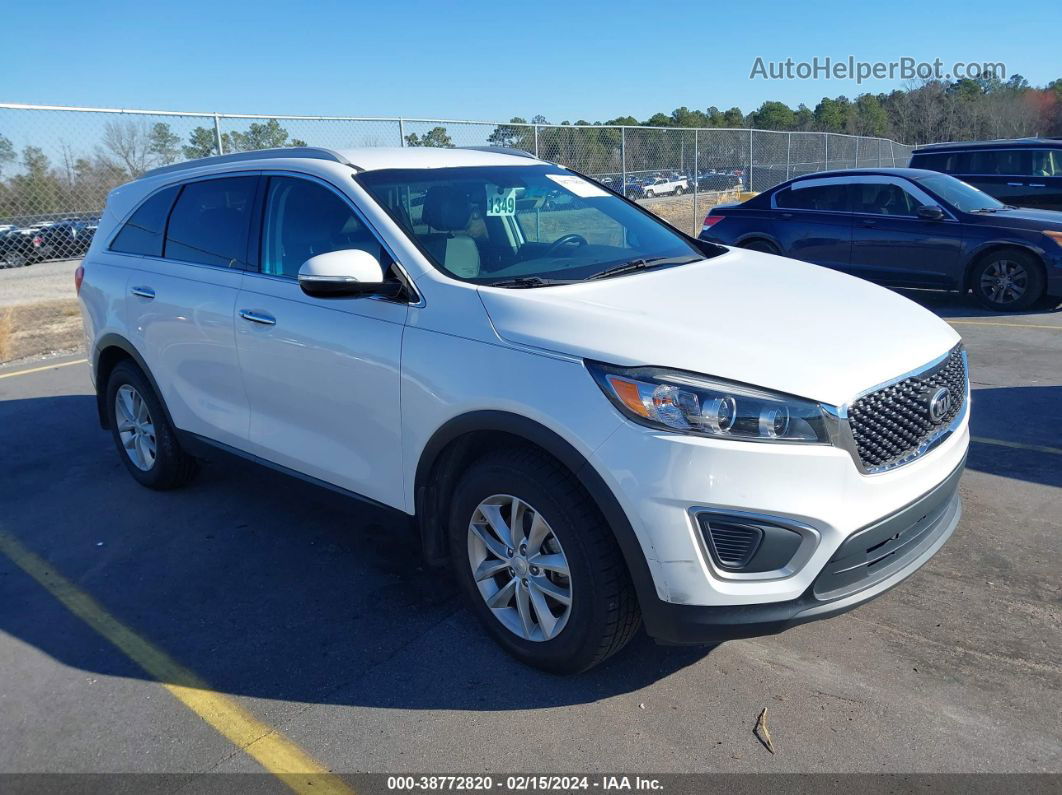 2017 Kia Sorento 2.4l Lx Белый vin: 5XYPG4A30HG303800