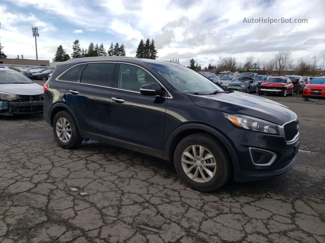 2017 Kia Sorento Lx Black vin: 5XYPG4A30HG304039