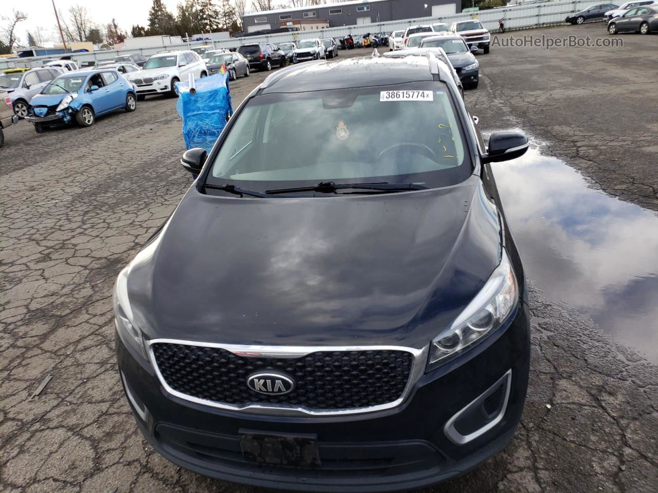 2017 Kia Sorento Lx Black vin: 5XYPG4A30HG304039