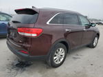 2017 Kia Sorento Lx Burgundy vin: 5XYPG4A30HG304137