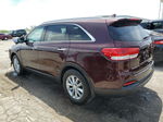 2017 Kia Sorento Lx Maroon vin: 5XYPG4A30HG334836