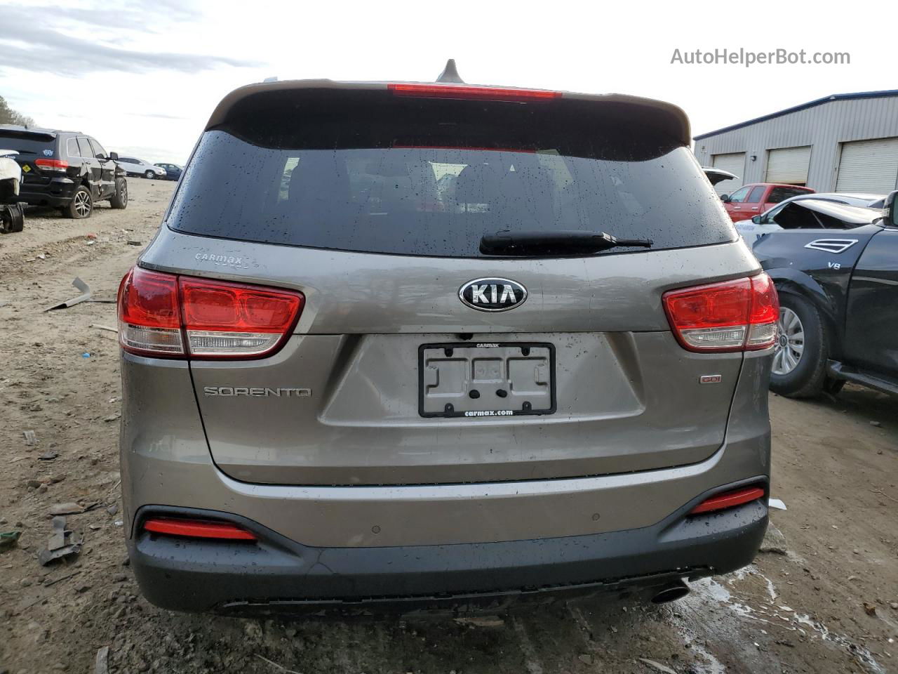 2018 Kia Sorento Lx Gray vin: 5XYPG4A30JG342828