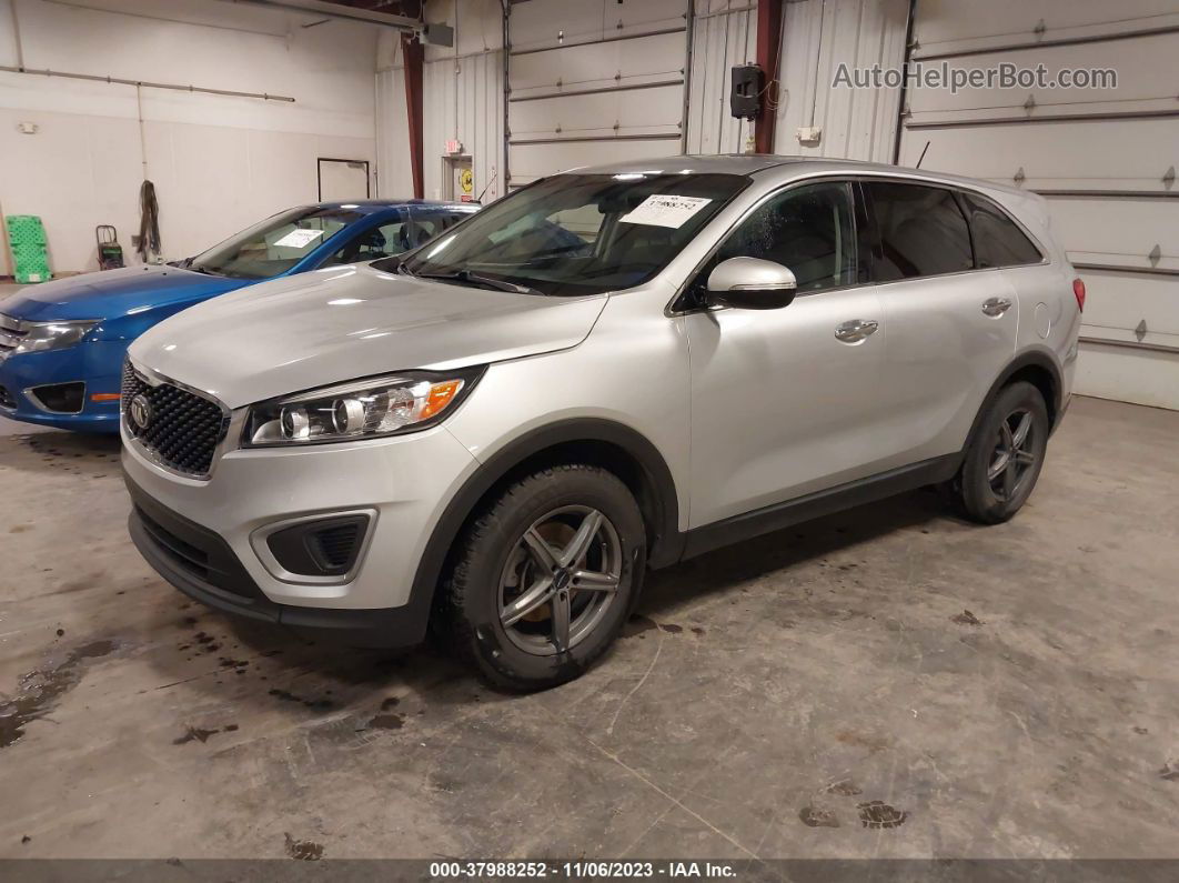 2018 Kia Sorento 2.4l L Silver vin: 5XYPG4A30JG373187