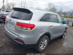 2018 Kia Sorento 2.4l Lx Silver vin: 5XYPG4A30JG374677