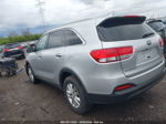 2018 Kia Sorento 2.4l Lx Silver vin: 5XYPG4A30JG374677