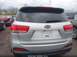 2018 Kia Sorento 2.4l Lx Silver vin: 5XYPG4A30JG374677