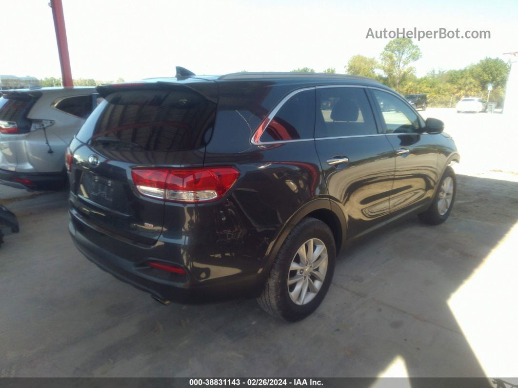 2018 Kia Sorento 2.4l Lx Gray vin: 5XYPG4A30JG375232