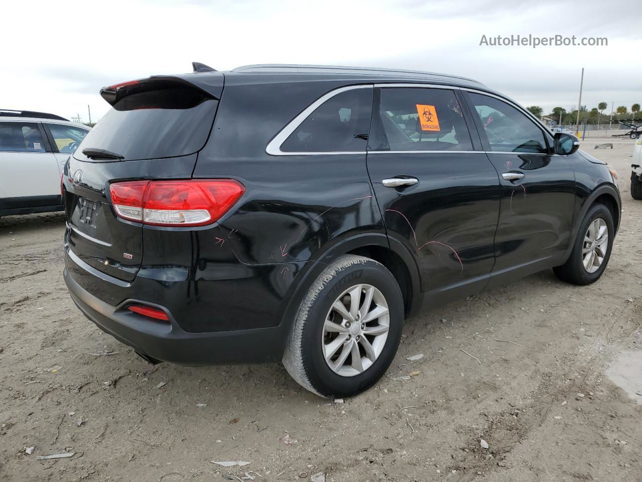 2018 Kia Sorento Lx Black vin: 5XYPG4A30JG383251