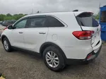 2018 Kia Sorento Lx White vin: 5XYPG4A30JG404079