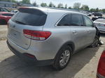 2018 Kia Sorento Lx Silver vin: 5XYPG4A30JG409220