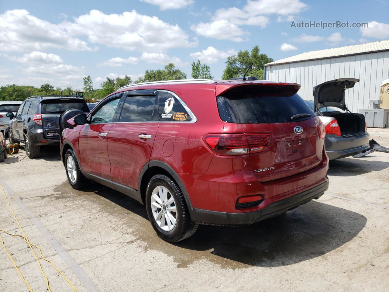 2020 Kia Sorento L Бордовый vin: 5XYPG4A30LG636586