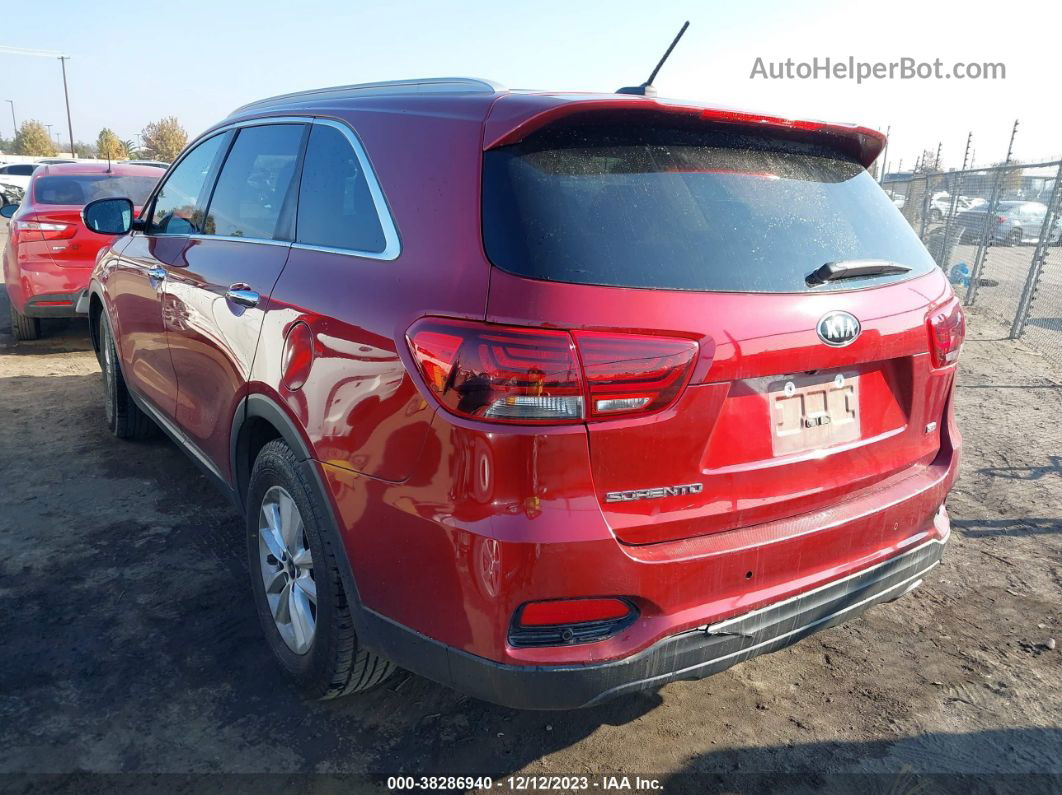 2020 Kia Sorento 2.4l Lx Red vin: 5XYPG4A30LG682953