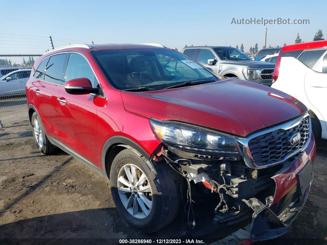 2020 Kia Sorento 2.4l Lx Красный vin: 5XYPG4A30LG682953