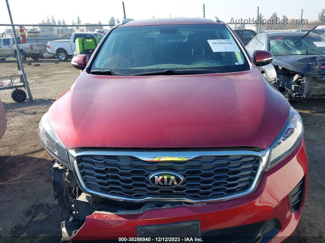 2020 Kia Sorento 2.4l Lx Red vin: 5XYPG4A30LG682953