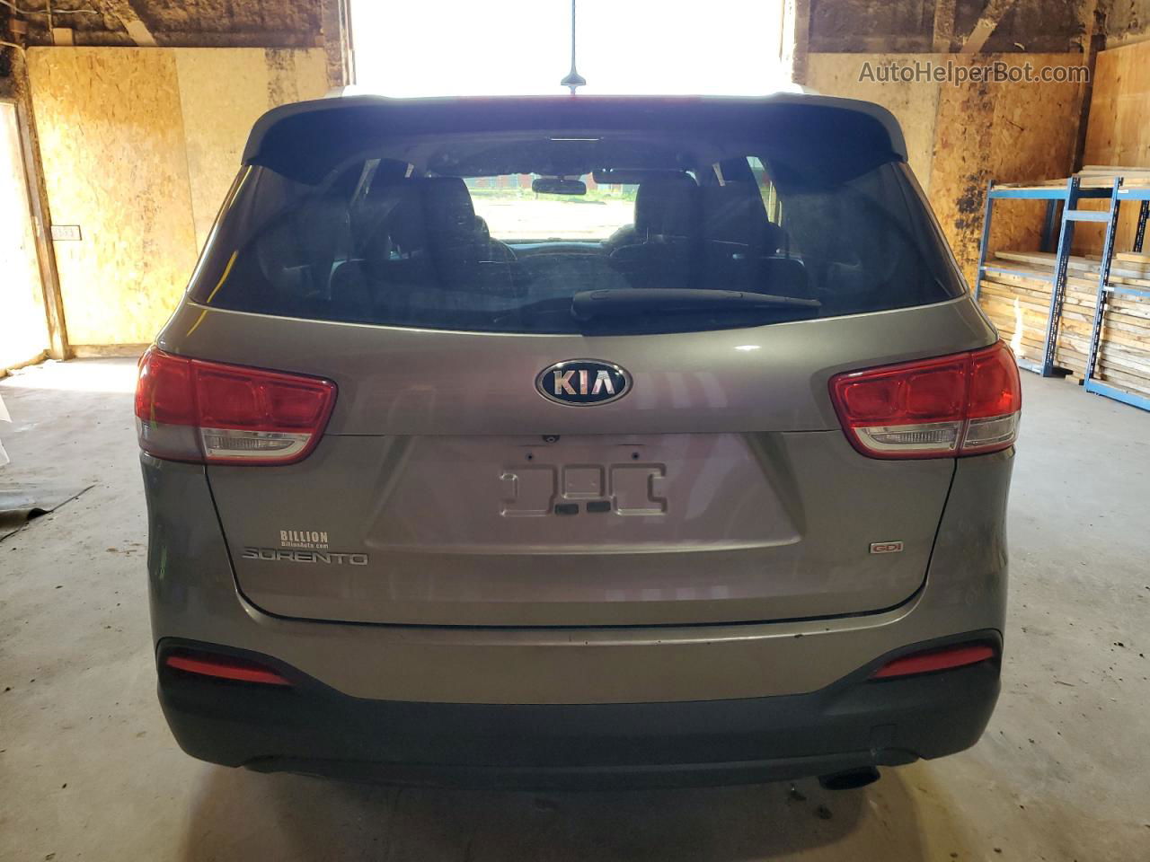 2017 Kia Sorento Lx Gray vin: 5XYPG4A31HG192349