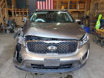 2017 Kia Sorento Lx Gray vin: 5XYPG4A31HG192349