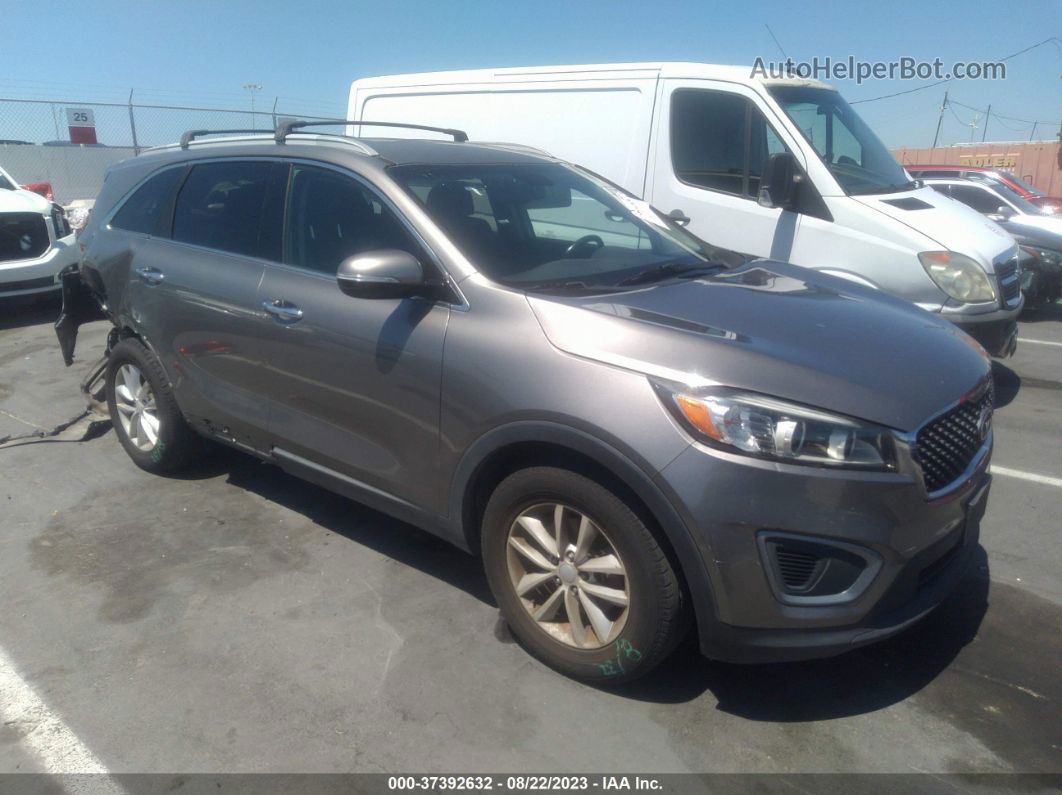 2017 Kia Sorento Lx Gray vin: 5XYPG4A31HG193193