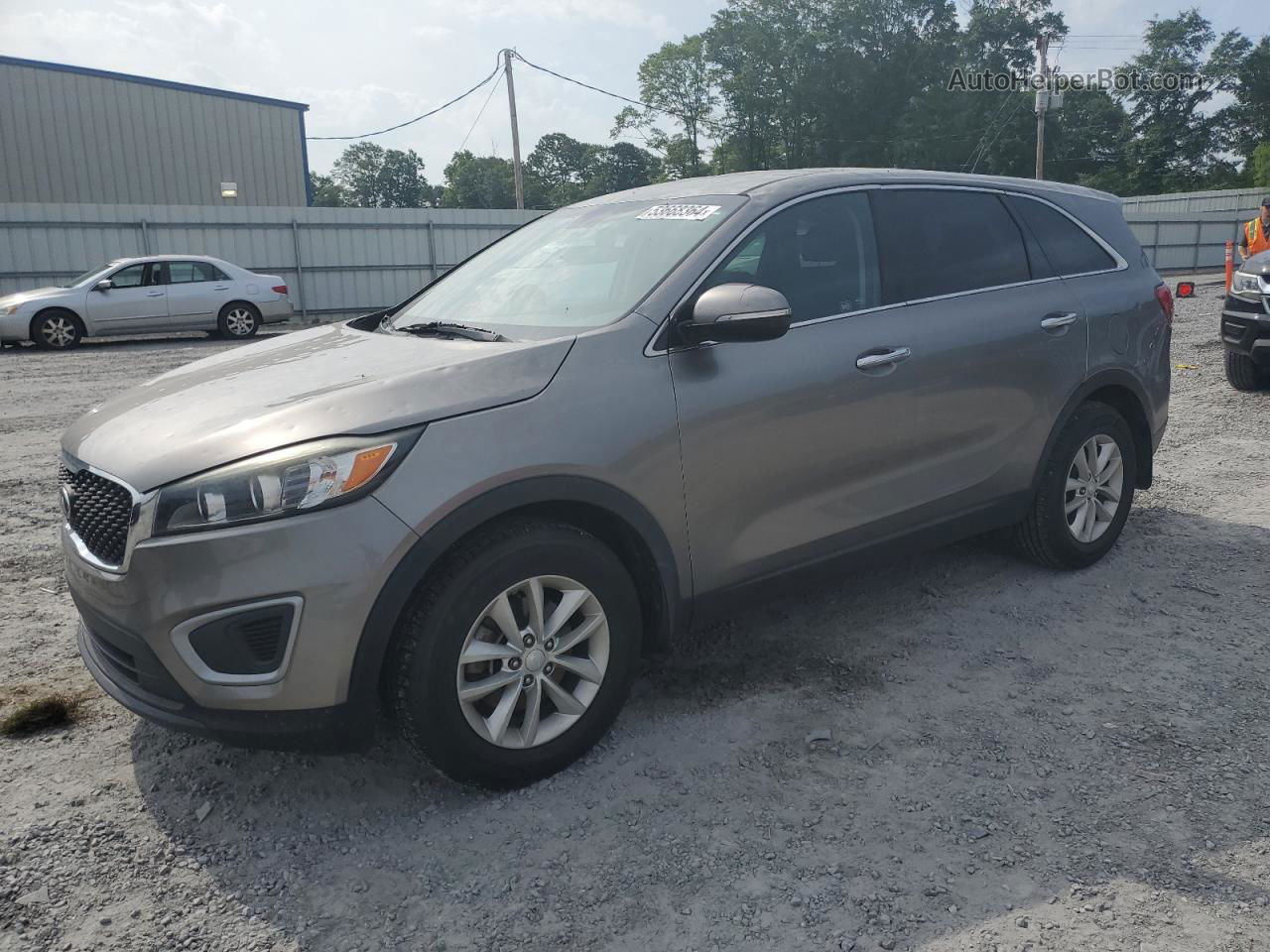 2017 Kia Sorento Lx Gray vin: 5XYPG4A31HG226208