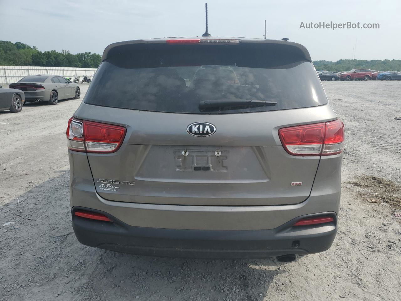 2017 Kia Sorento Lx Gray vin: 5XYPG4A31HG226208