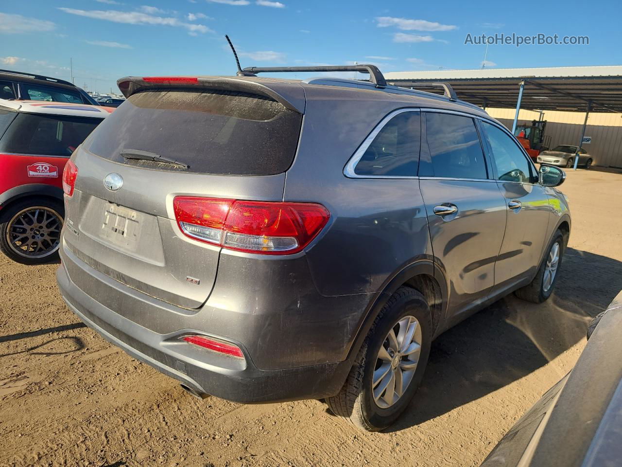 2017 Kia Sorento Lx Gray vin: 5XYPG4A31HG244112