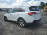 2017 Kia Sorento Lx White vin: 5XYPG4A31HG269690