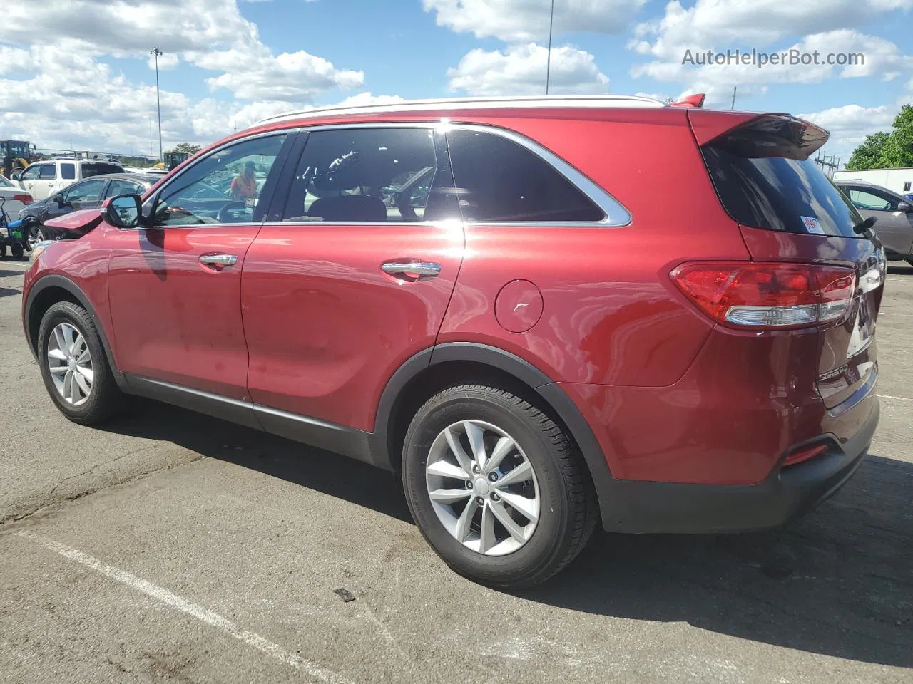 2017 Kia Sorento Lx Red vin: 5XYPG4A31HG290085