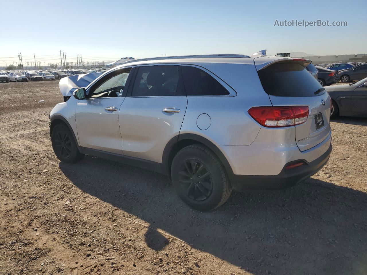 2018 Kia Sorento Lx Silver vin: 5XYPG4A31JG347133