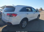 2018 Kia Sorento 2.4l Lx White vin: 5XYPG4A31JG347312