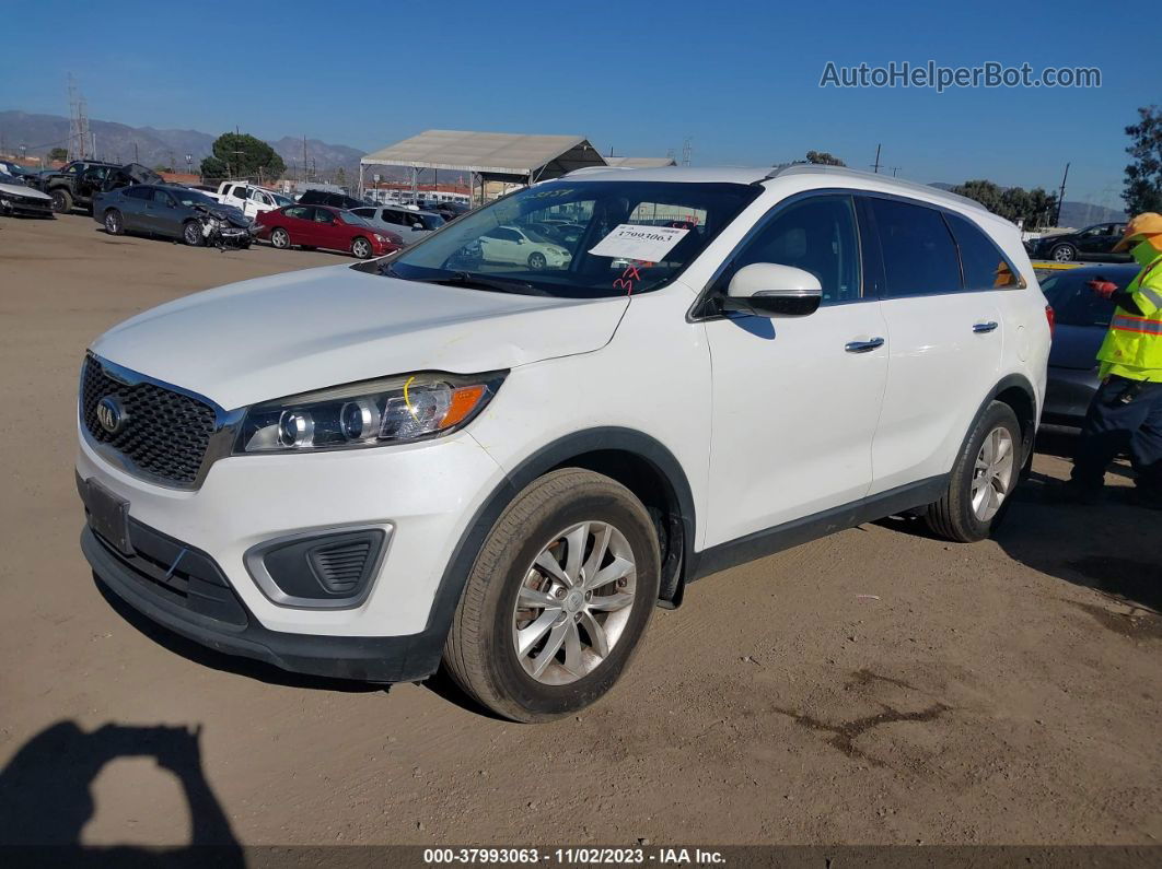 2018 Kia Sorento 2.4l Lx Белый vin: 5XYPG4A31JG347312