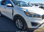 2018 Kia Sorento 2.4l Lx White vin: 5XYPG4A31JG347312