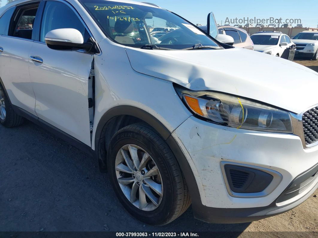 2018 Kia Sorento 2.4l Lx Белый vin: 5XYPG4A31JG347312