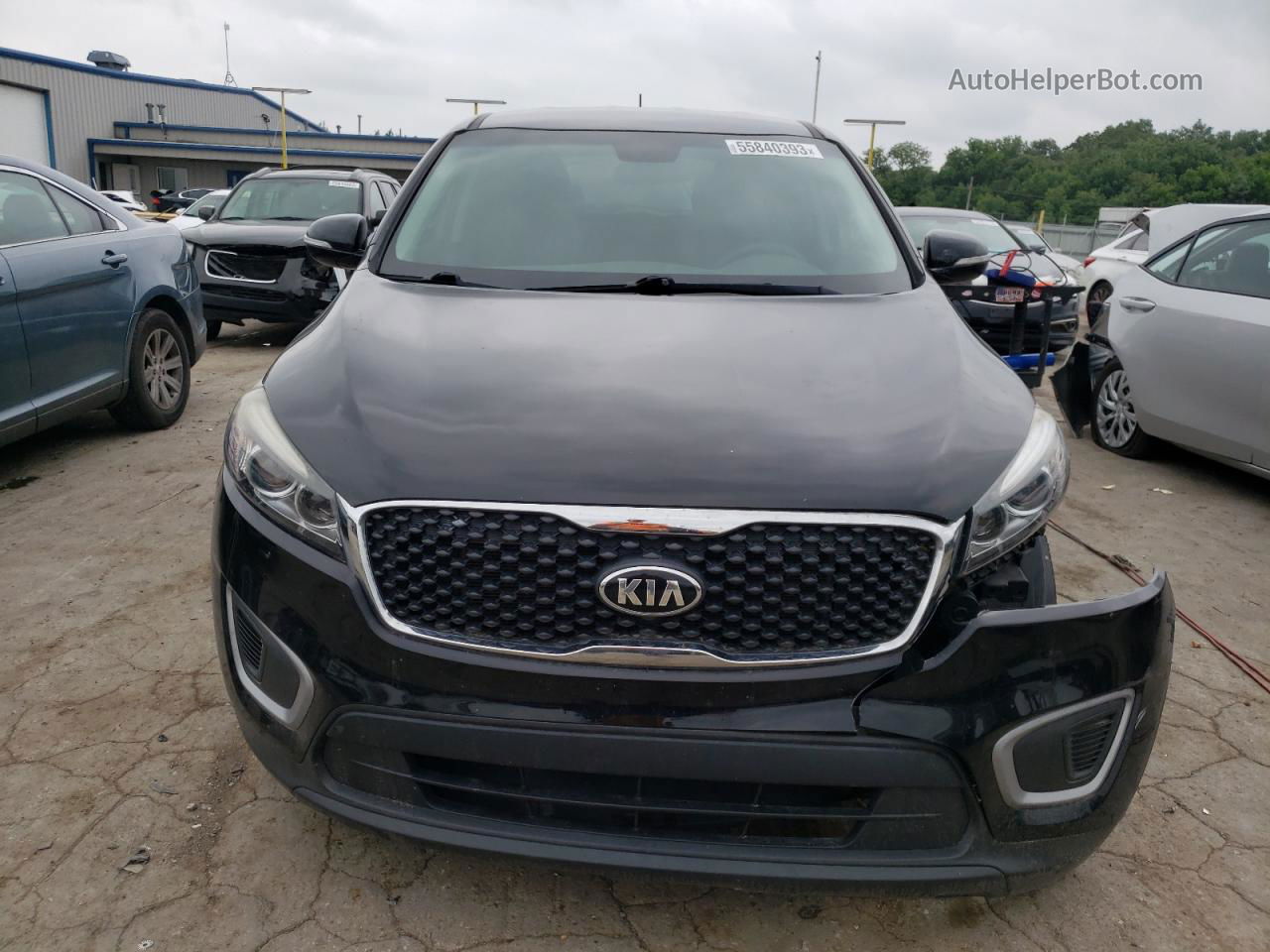 2018 Kia Sorento Lx Black vin: 5XYPG4A31JG358083