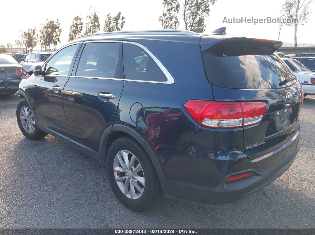 2018 Kia Sorento 2.4l Lx Синий vin: 5XYPG4A31JG358522