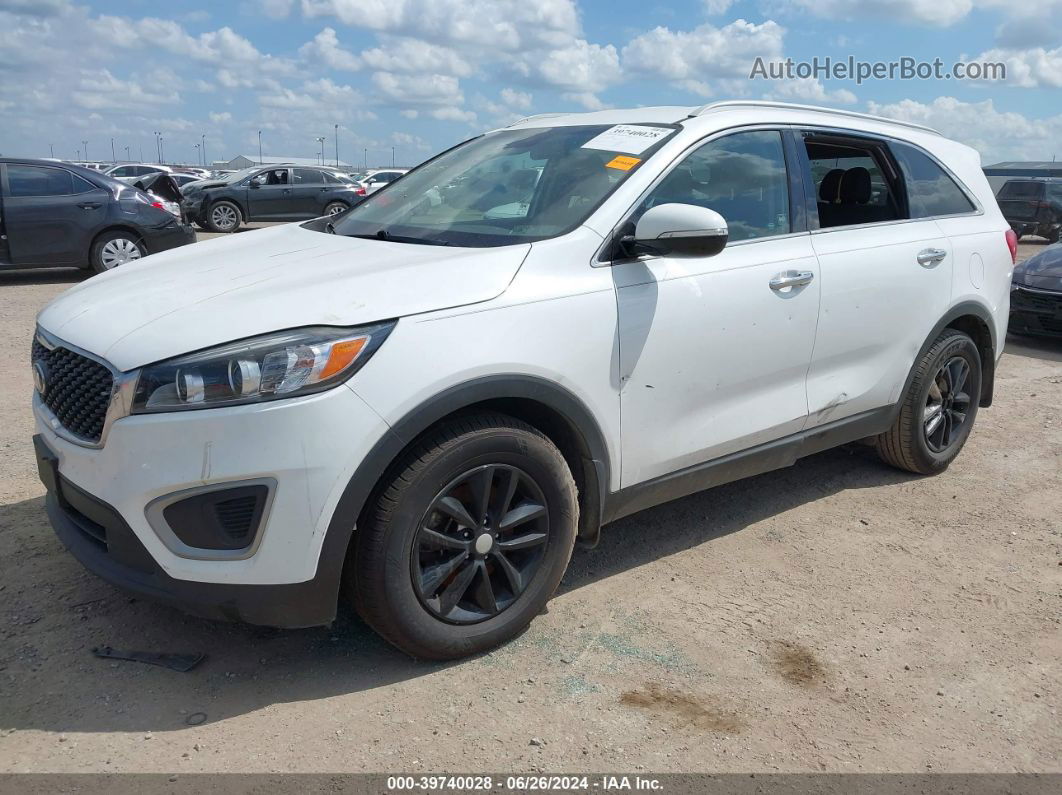 2018 Kia Sorento 2.4l Lx Белый vin: 5XYPG4A31JG366748