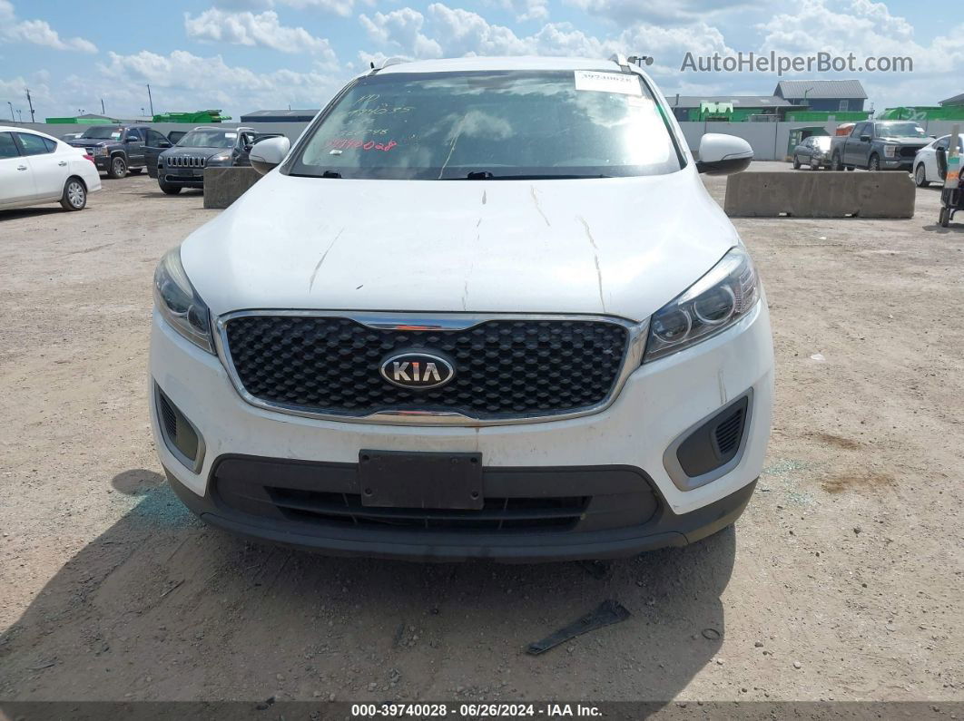 2018 Kia Sorento 2.4l Lx Белый vin: 5XYPG4A31JG366748