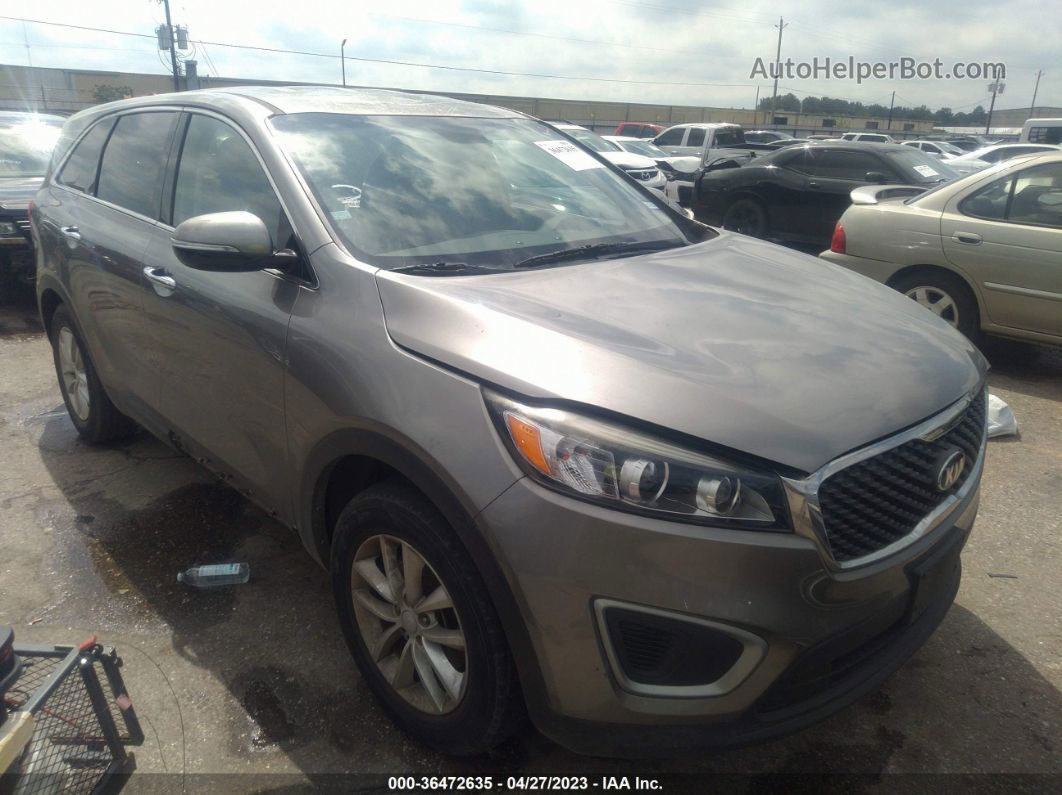 2018 Kia Sorento L Gray vin: 5XYPG4A31JG379984