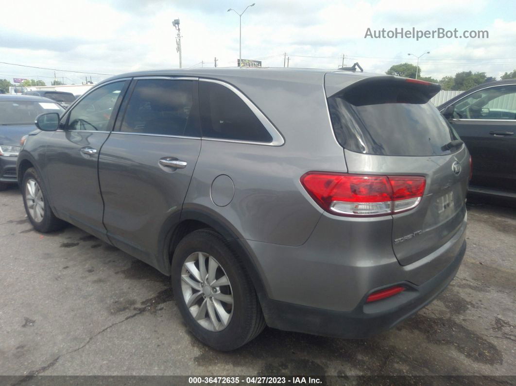 2018 Kia Sorento L Gray vin: 5XYPG4A31JG379984