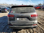 2018 Kia Sorento Lx Gray vin: 5XYPG4A31JG395506