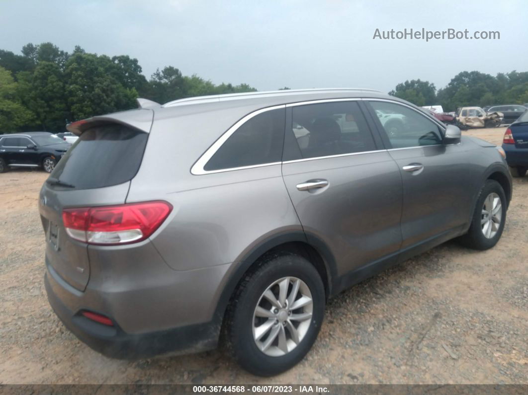 2018 Kia Sorento Lx Gray vin: 5XYPG4A31JG395957