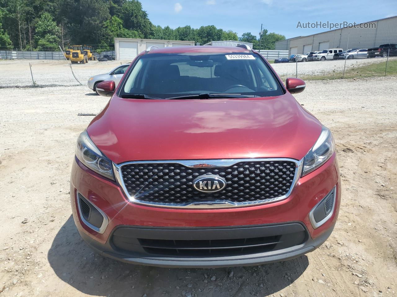 2018 Kia Sorento Lx Red vin: 5XYPG4A31JG418721