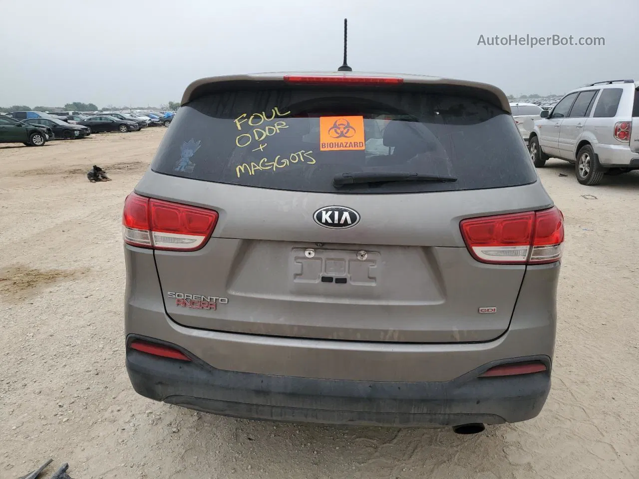 2018 Kia Sorento Lx Gray vin: 5XYPG4A31JG424695