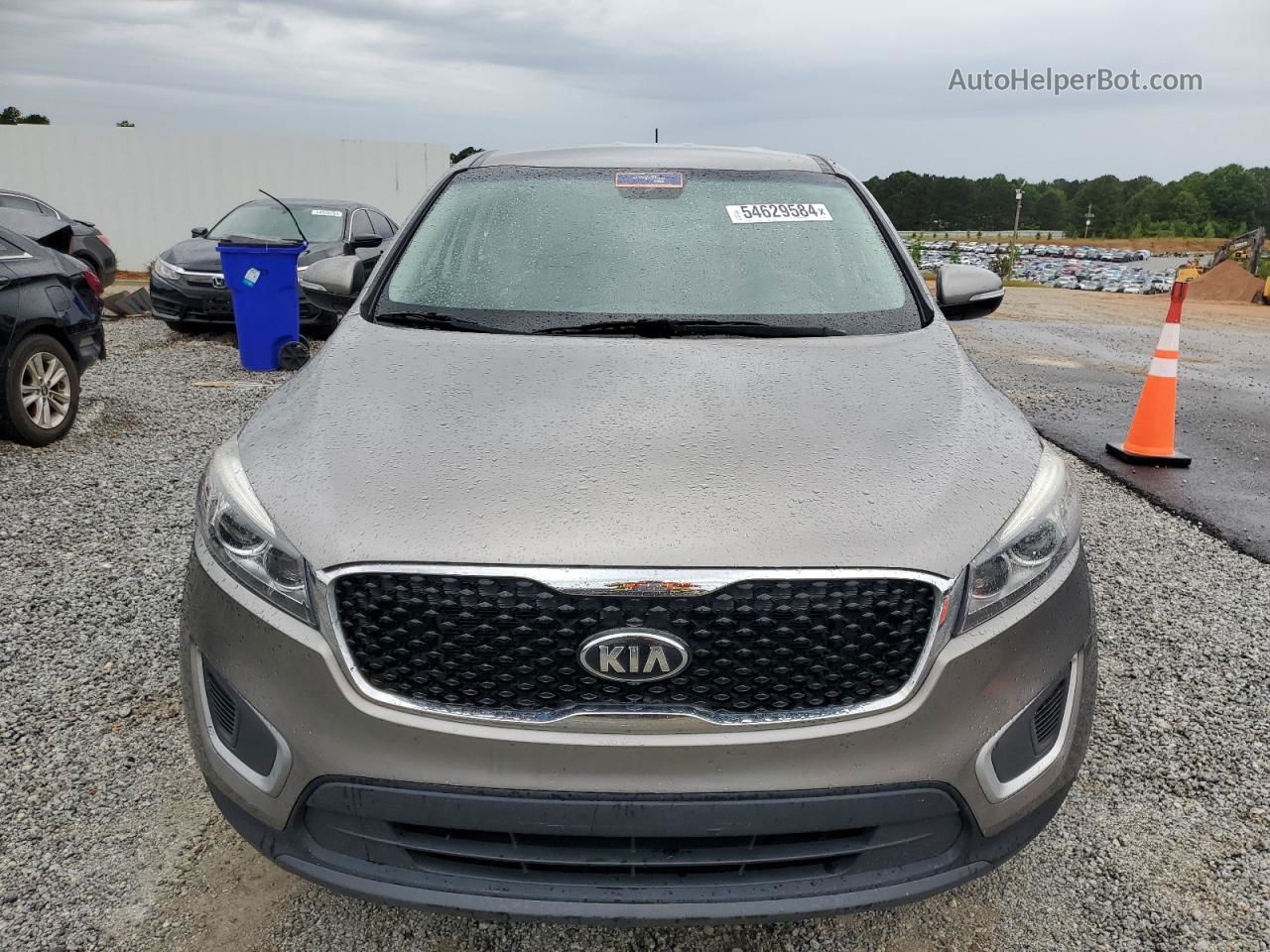 2018 Kia Sorento Lx Gray vin: 5XYPG4A31JG424745