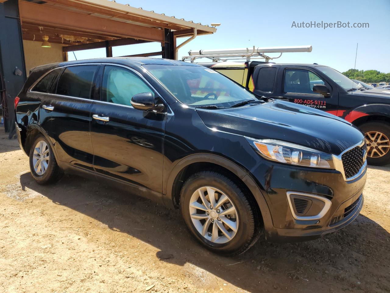 2018 Kia Sorento Lx Black vin: 5XYPG4A31JG425359