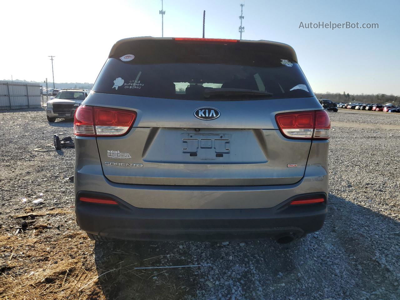 2018 Kia Sorento Lx Серый vin: 5XYPG4A31JG428939