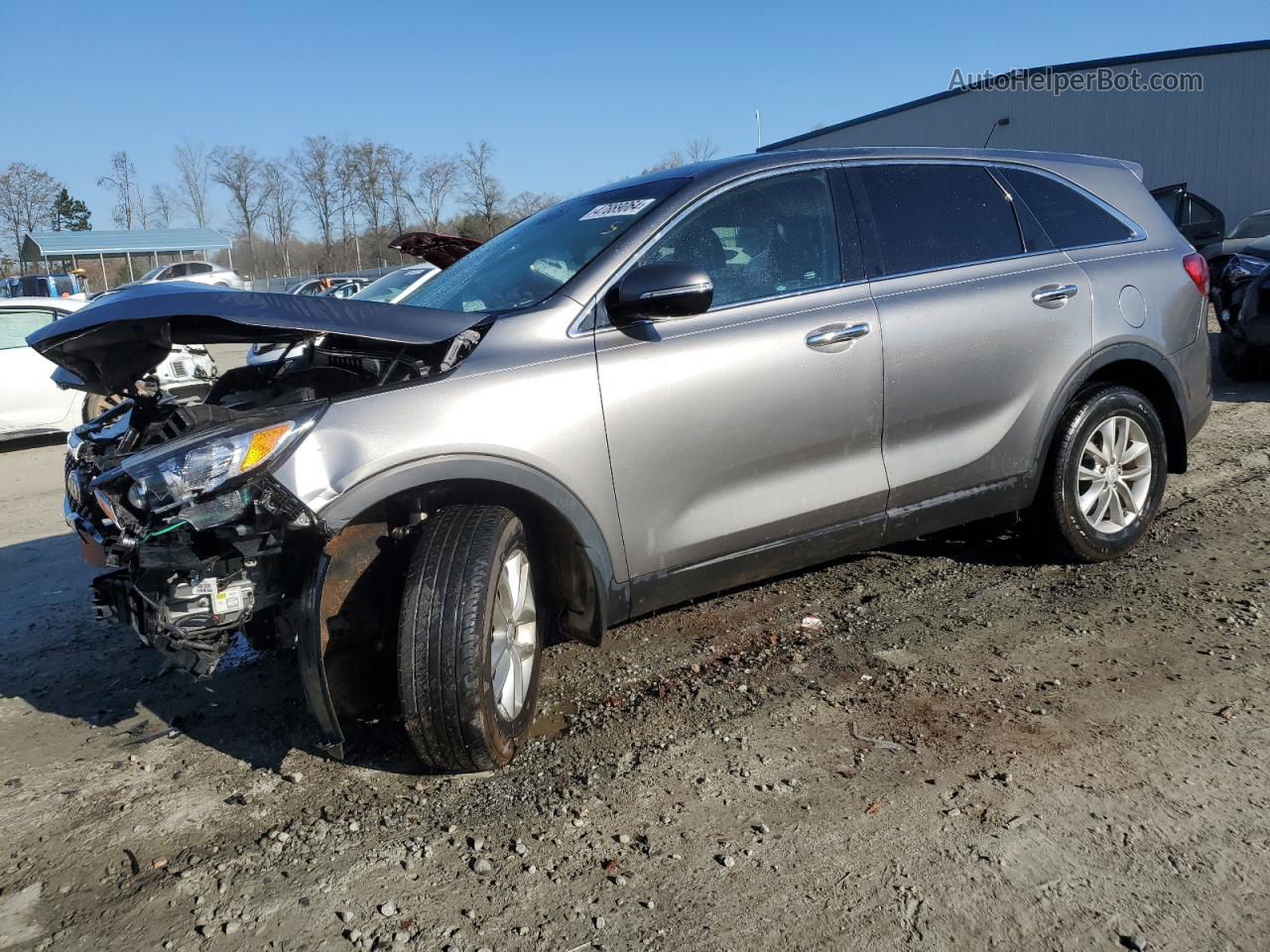 2018 Kia Sorento Lx Charcoal vin: 5XYPG4A31JG431100