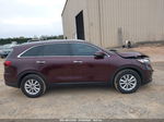 2020 Kia Sorento 2.4l Lx Burgundy vin: 5XYPG4A31LG636306