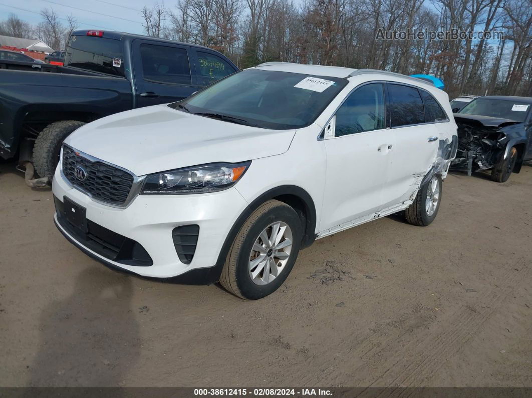 2020 Kia Sorento 2.4l Lx White vin: 5XYPG4A31LG670858