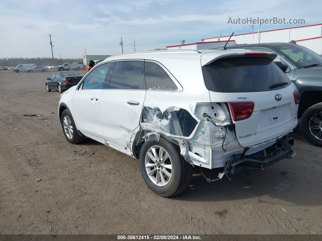 2020 Kia Sorento 2.4l Lx White vin: 5XYPG4A31LG670858