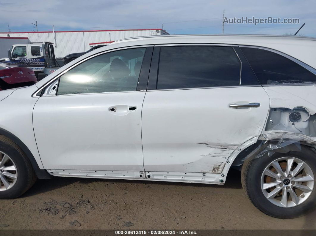 2020 Kia Sorento 2.4l Lx White vin: 5XYPG4A31LG670858