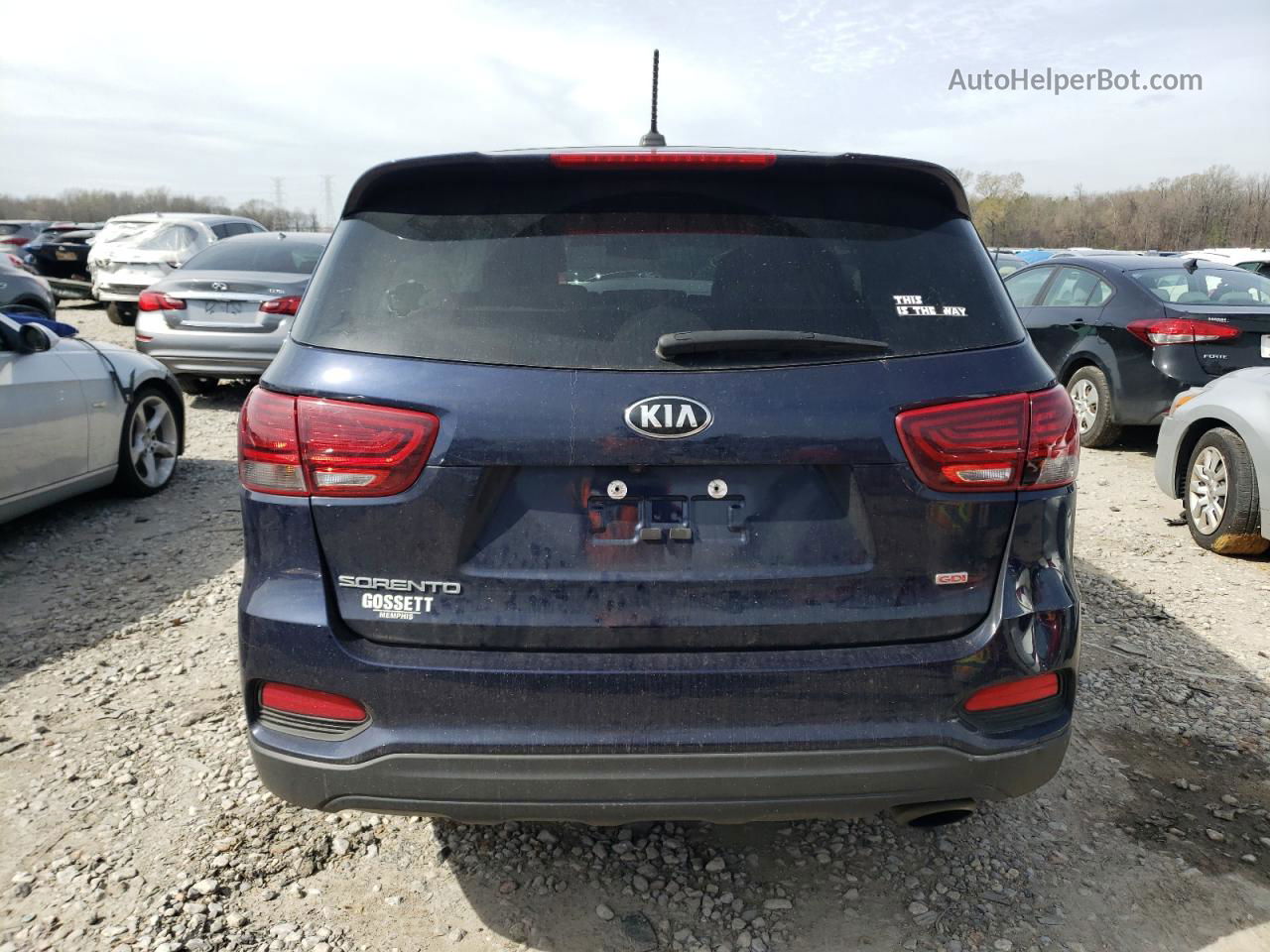 2020 Kia Sorento L Blue vin: 5XYPG4A31LG675252